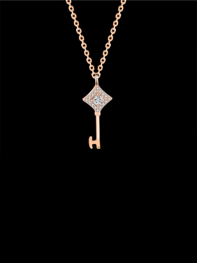 Diamond Key Pendant Necklace