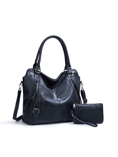 Elegant Large-Capacity Soft Leather Tote Bag