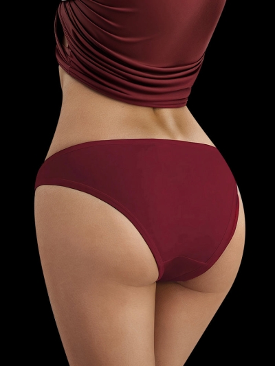 3-Pack Women's Low-Rise Quick-Dry Bikini Briefs - Breathable Polyester Removable Briefs