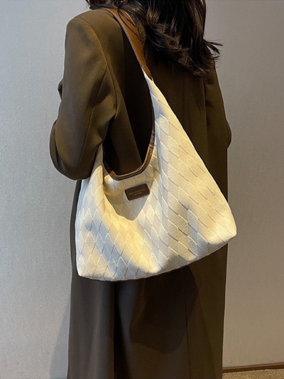 Chic Large Capacity Tote Canvas Bag