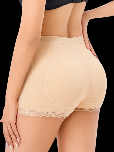 Plus Size Lace-Trimmed Sculpting Panty for Women