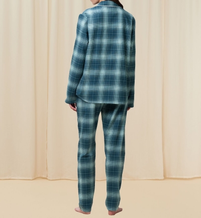 Boyfriend PW X BOYFRIEND Blue Check Cotton Pajama Set