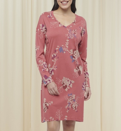 Night Dress In Long Sleeves