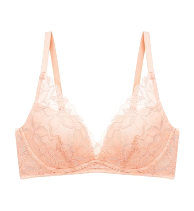 Magnolia Lace Non Wired Push Up Deep V Bra