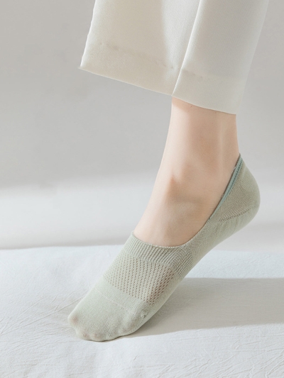 Women's Summer Thin Mesh Cotton Invisible Socks