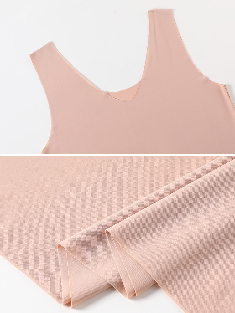 Seamless Short Ice Silk Nightdress