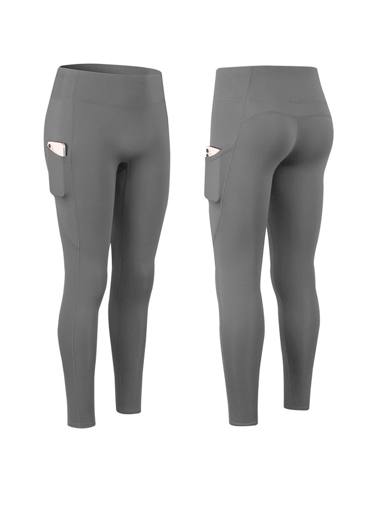 High Waist Fleece Yoga Fitness Thermal Bottoms