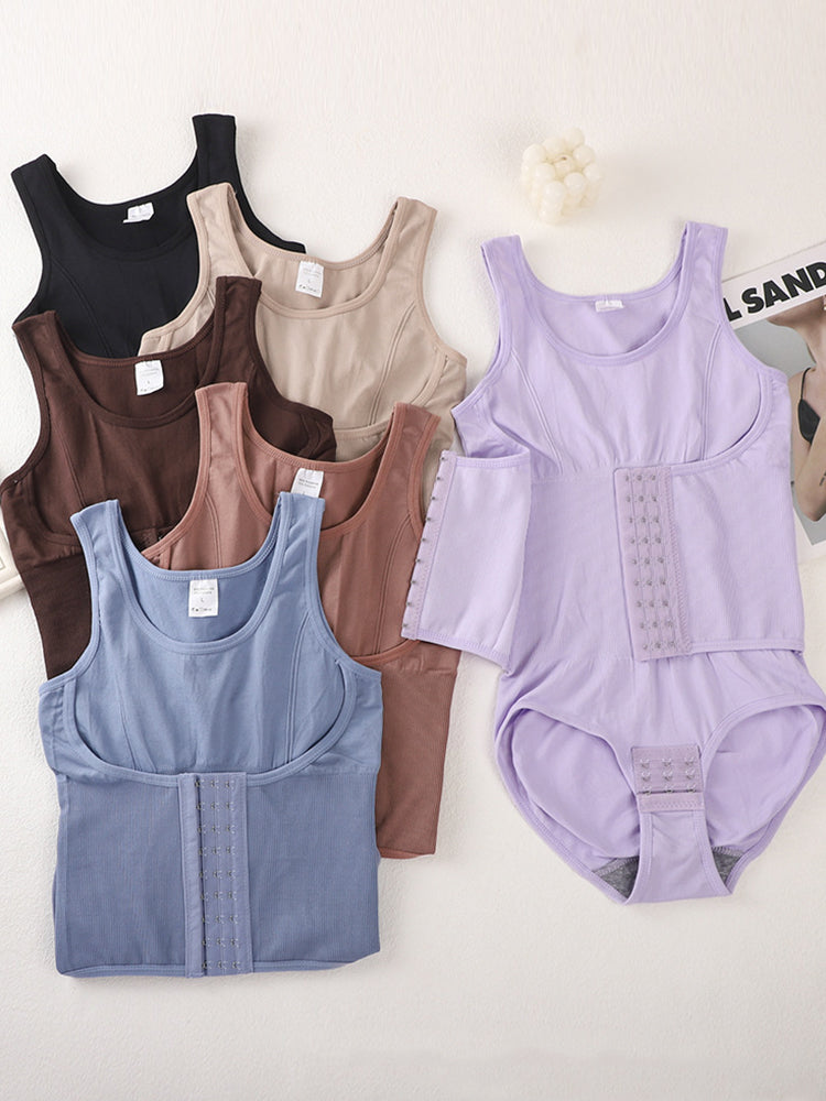 Plus Size High-Waisted Shapewear Bodysuit for Women