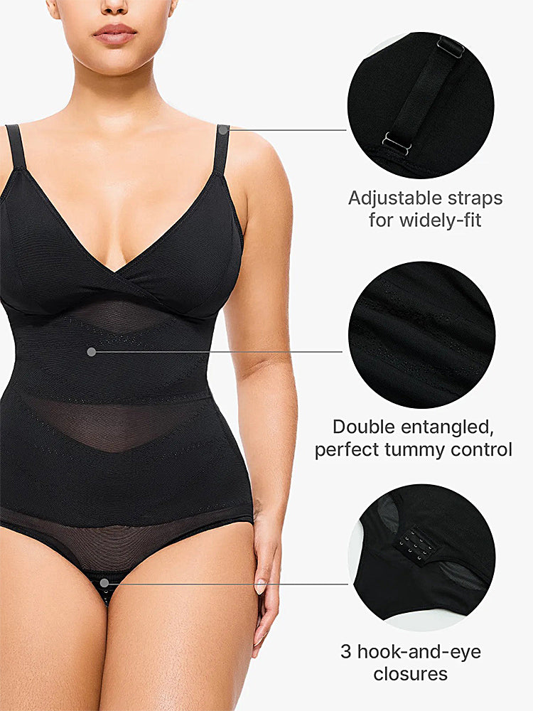 Tummy Control Mesh Slimming Girdles Shapewear Bodysuit