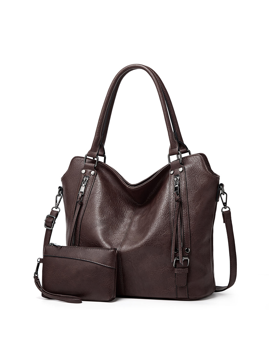 Elegant Large-Capacity Soft Leather Tote Bag