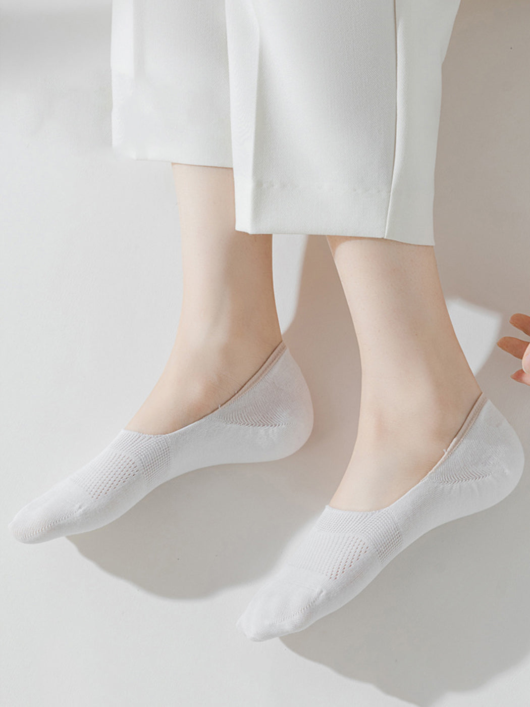 Women's Summer Thin Mesh Cotton Invisible Socks