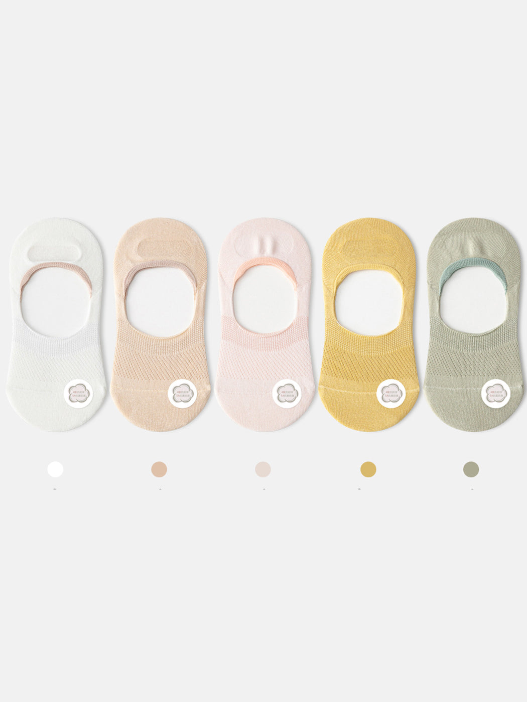 Women's Summer Thin Mesh Cotton Invisible Socks