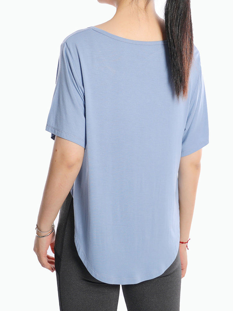 Loose-Fit Yoga and Sports Cover-Up Top