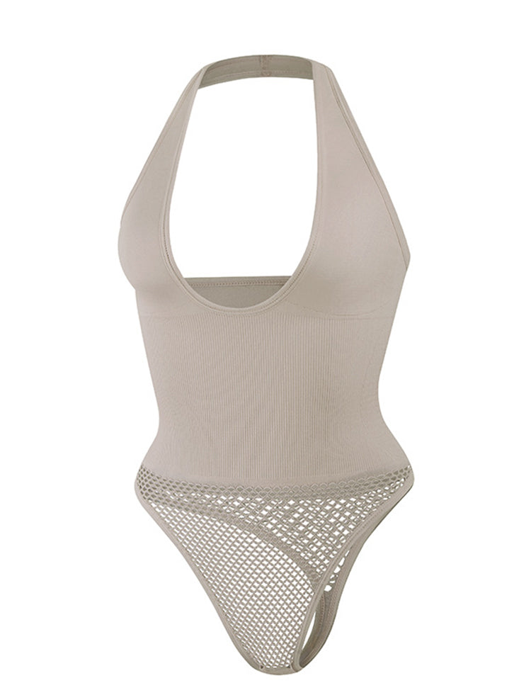 Plus Size Halter Neck Body Shaper for Women