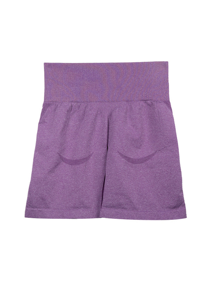 Women's High-Waisted Seamless Workout Shorts