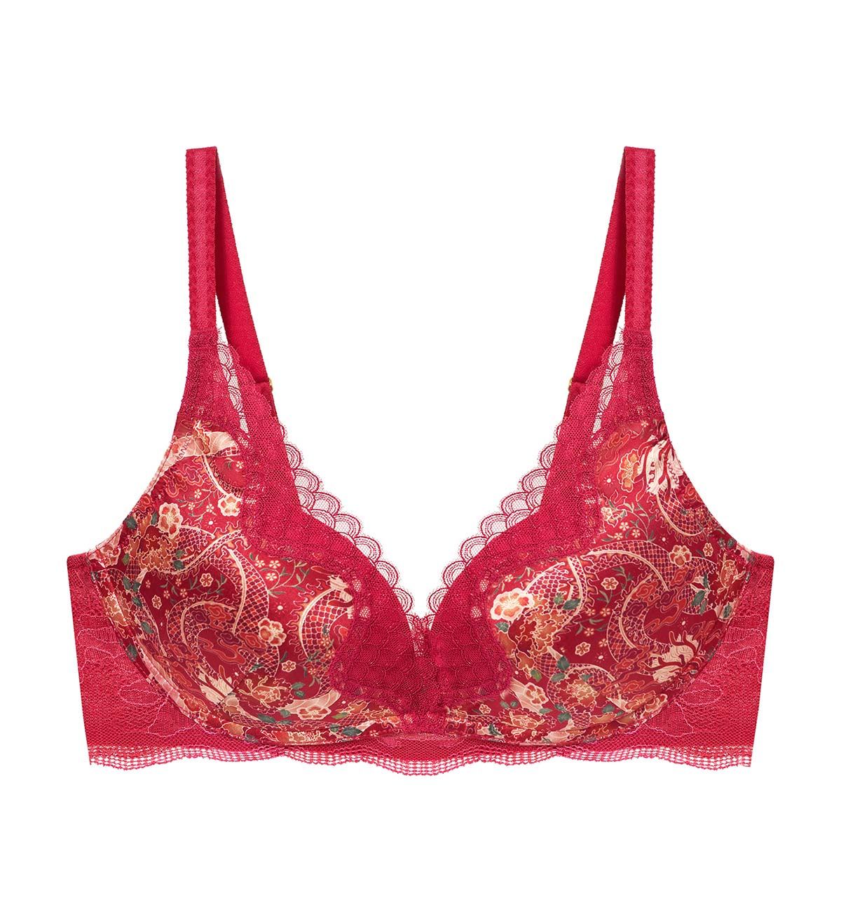 Feifei Ruan Collaboration Non-Wired Push Up Deep V Bra
