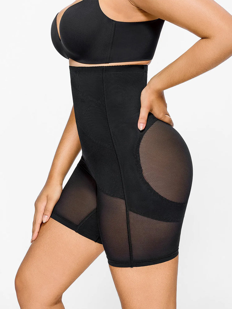 Plus Size High-Waisted Postpartum Shaping Shorts for Women