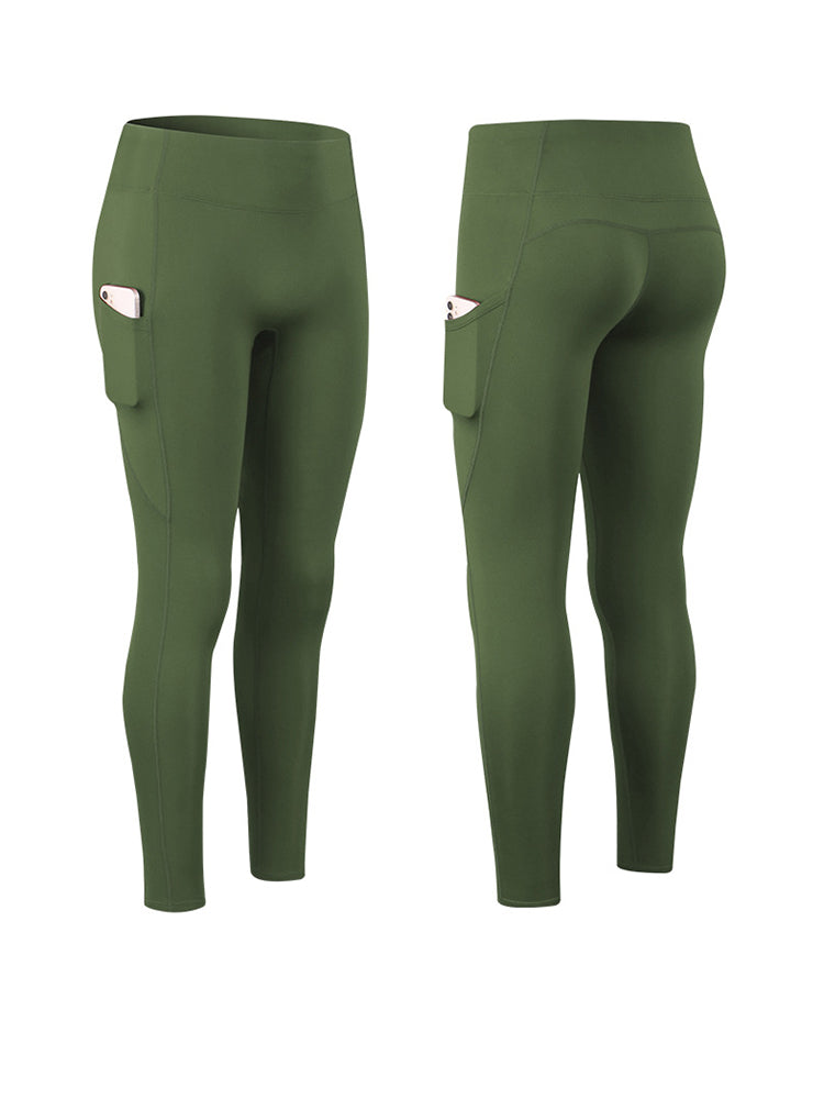 High Waist Fleece Yoga Fitness Thermal Bottoms