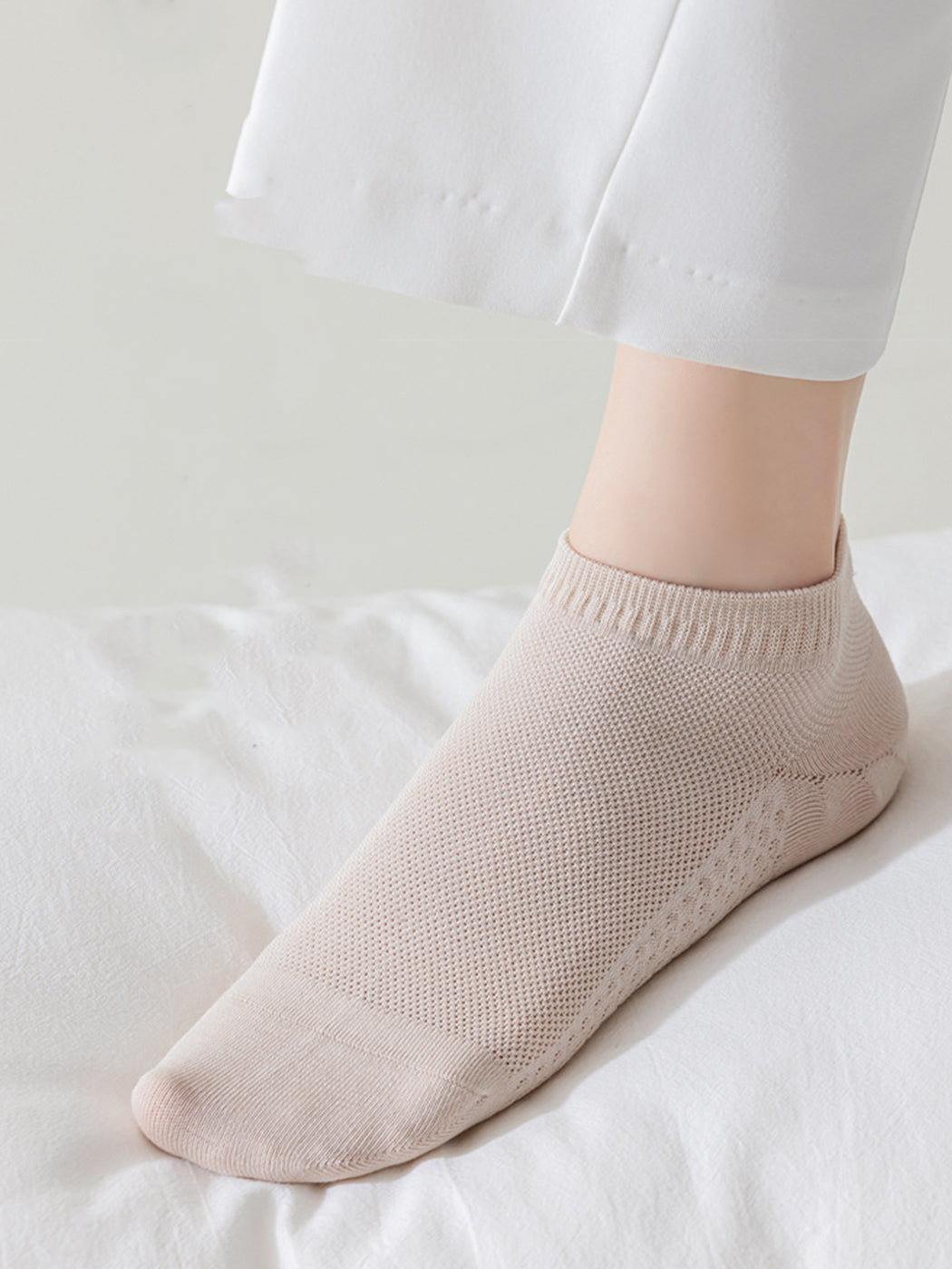 Women's Thin Cotton Mesh Breathable Ankle Socks