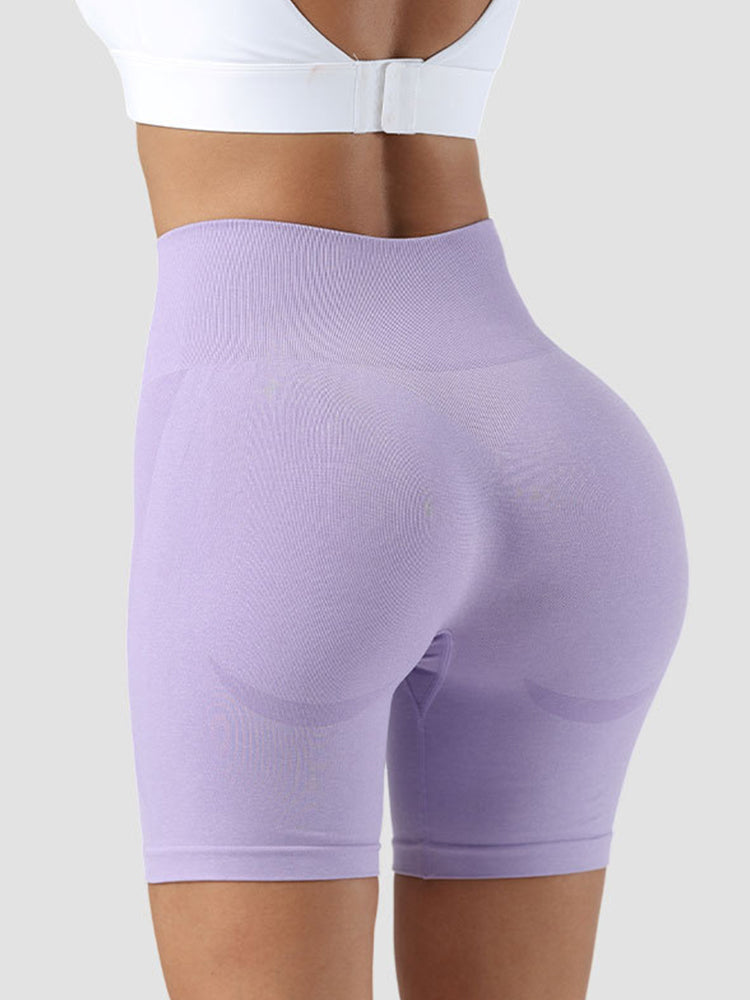 Women's High-Waisted Seamless Workout Shorts