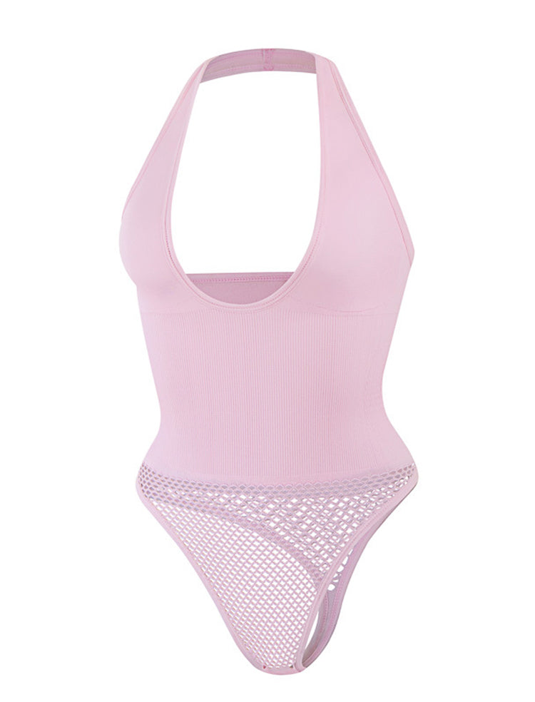 Plus Size Halter Neck Body Shaper for Women