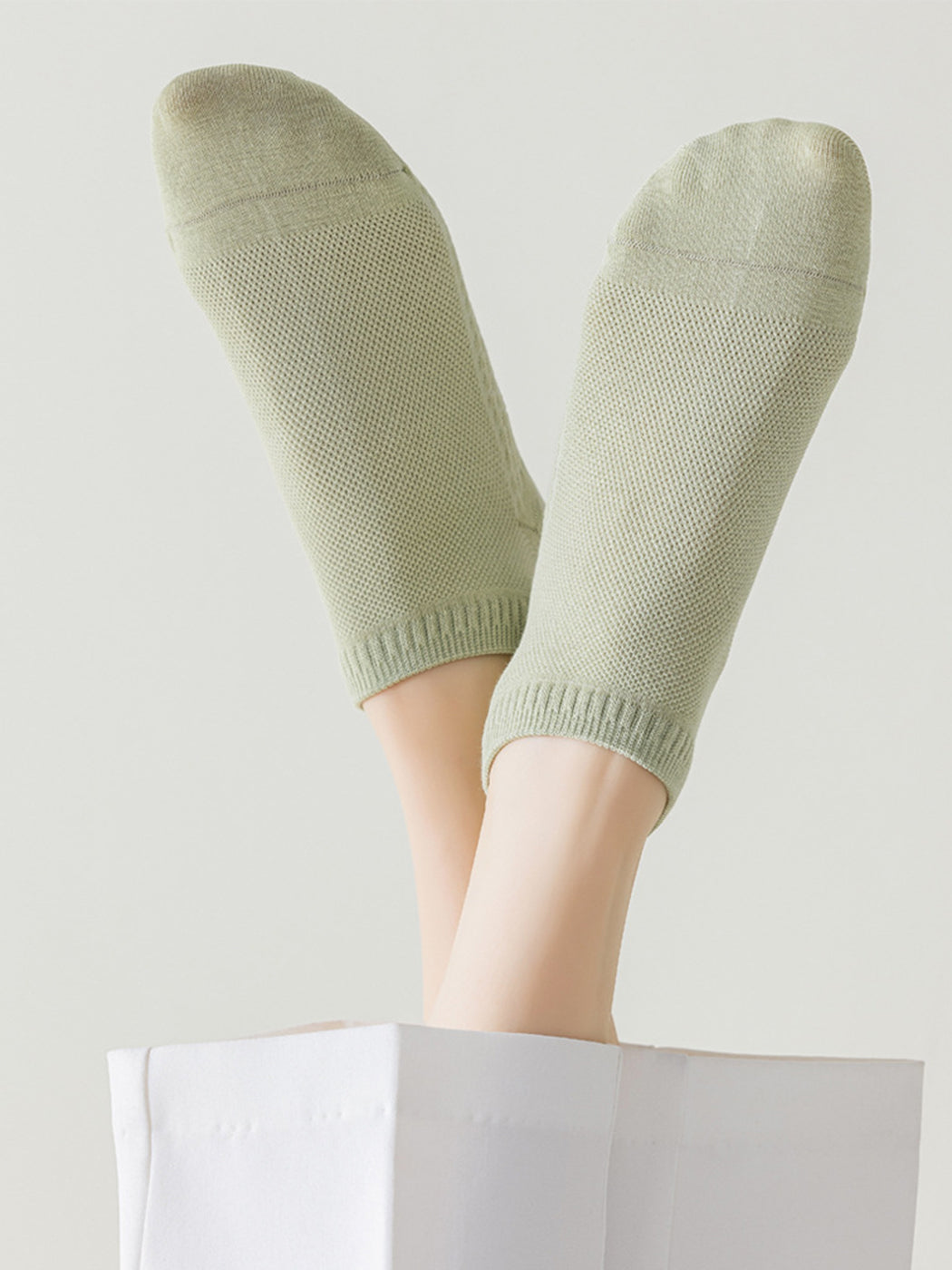 Women's Thin Cotton Mesh Breathable Ankle Socks