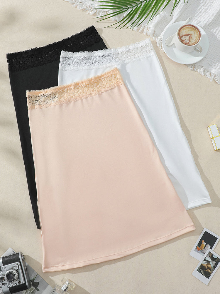 Anti-Static Lace Lining Slip for Women