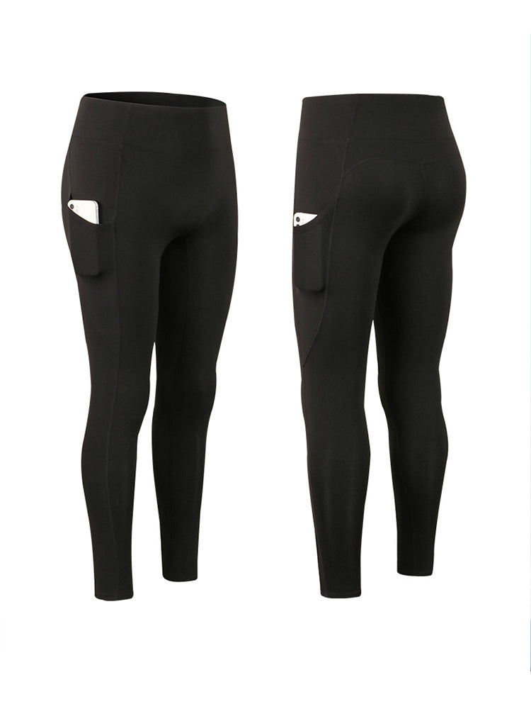 High Waist Fleece Yoga Fitness Thermal Bottoms