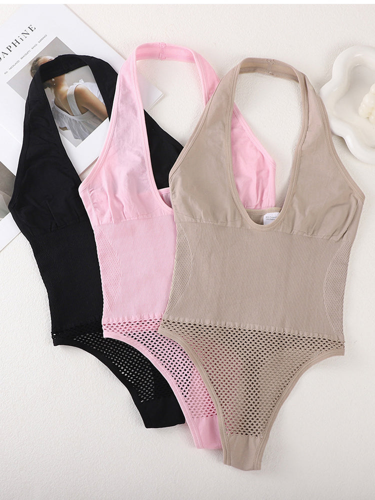 Plus Size Halter Neck Body Shaper for Women