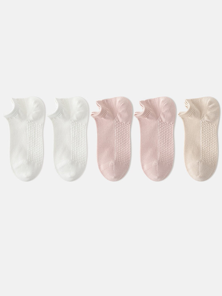 Women's 5-Pack Invisible Comfort Ankle Socks