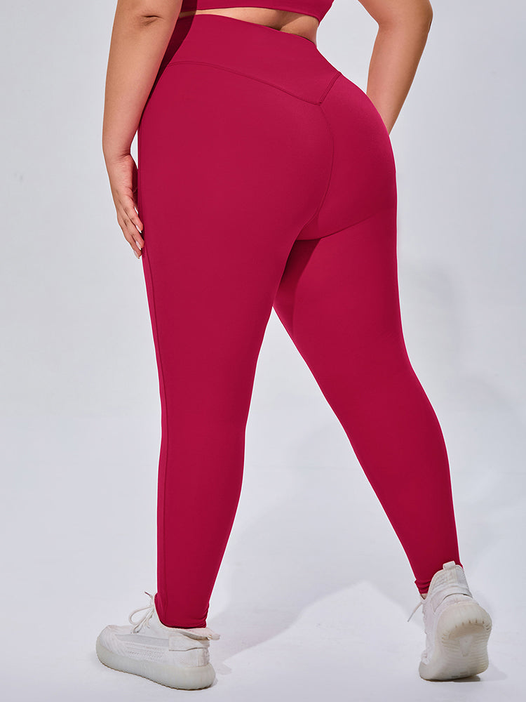 Seamless High Elastic Breathable Sports Bra and Leggings Two-Piece Fitness Set