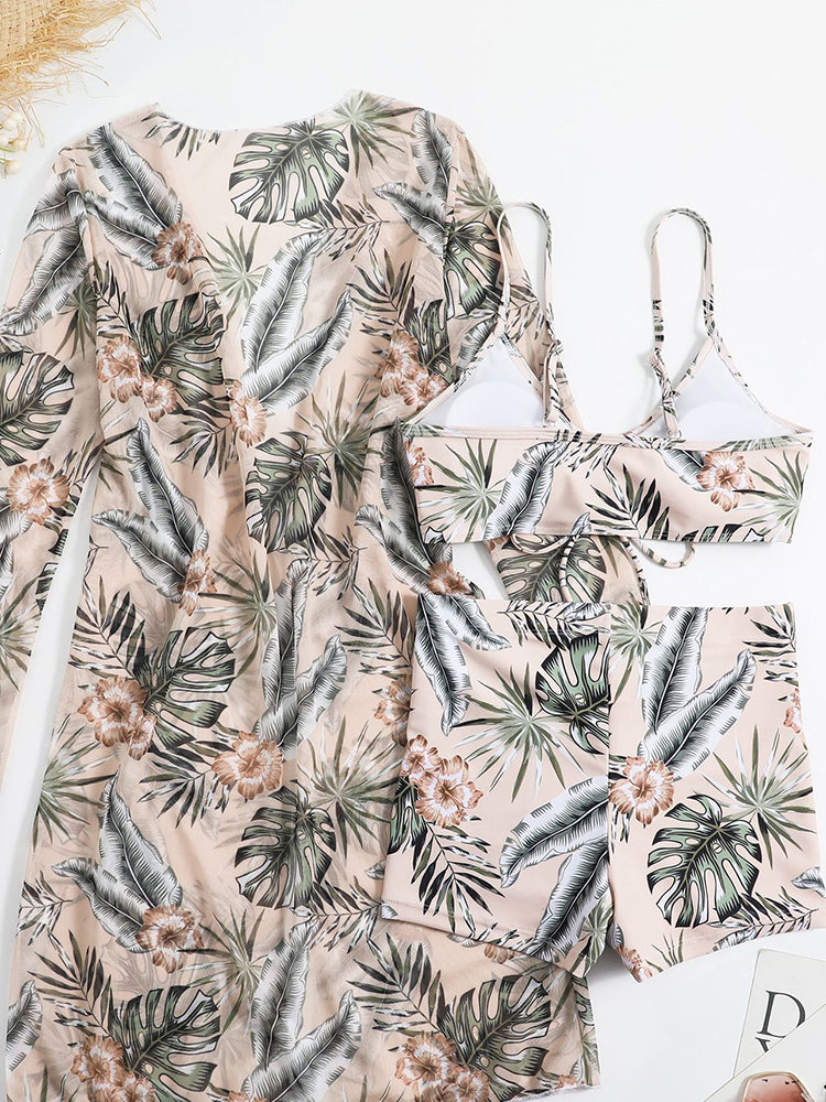 Women's Sexy 3-Piece European Swimwear Set