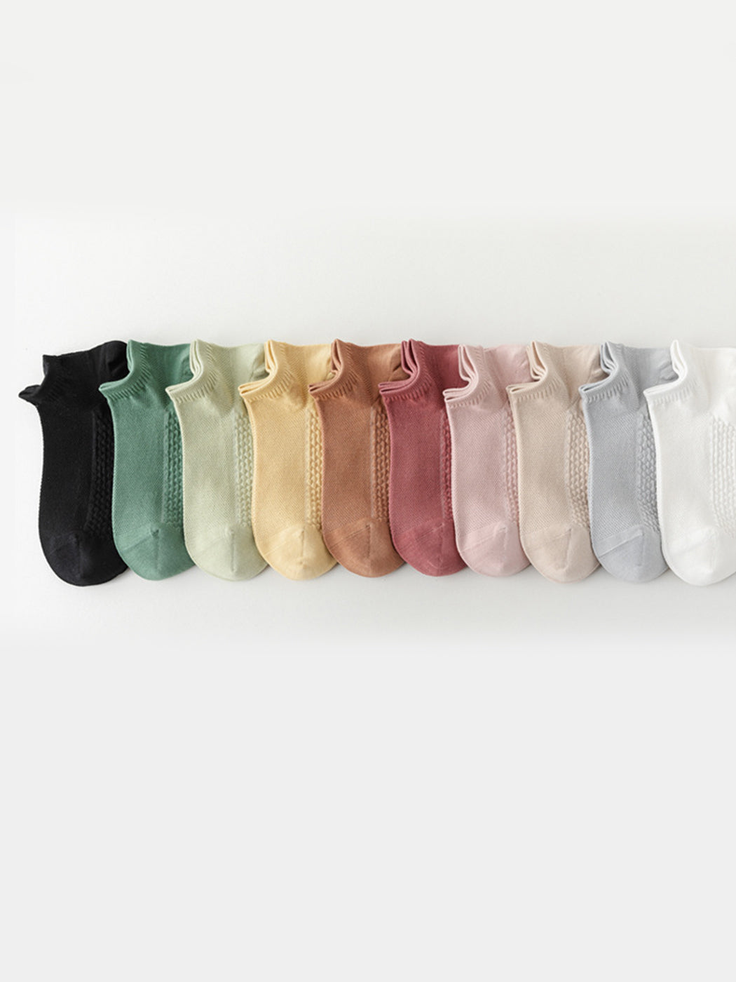 Women's Thin Cotton Mesh Breathable Ankle Socks