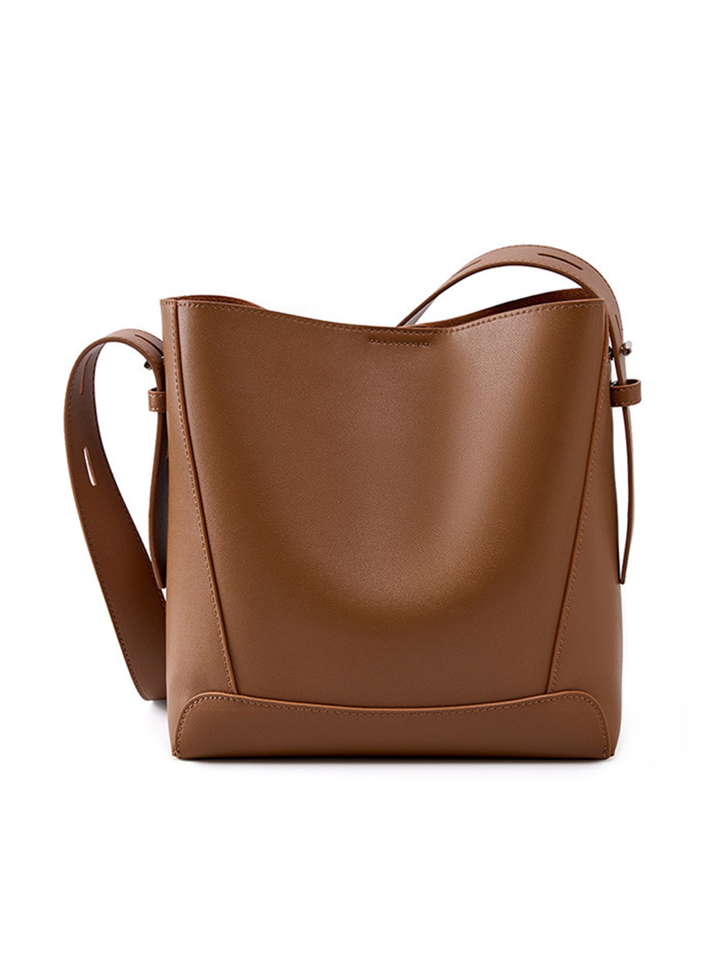 Women's Premium Genuine Leather Bucket Bag