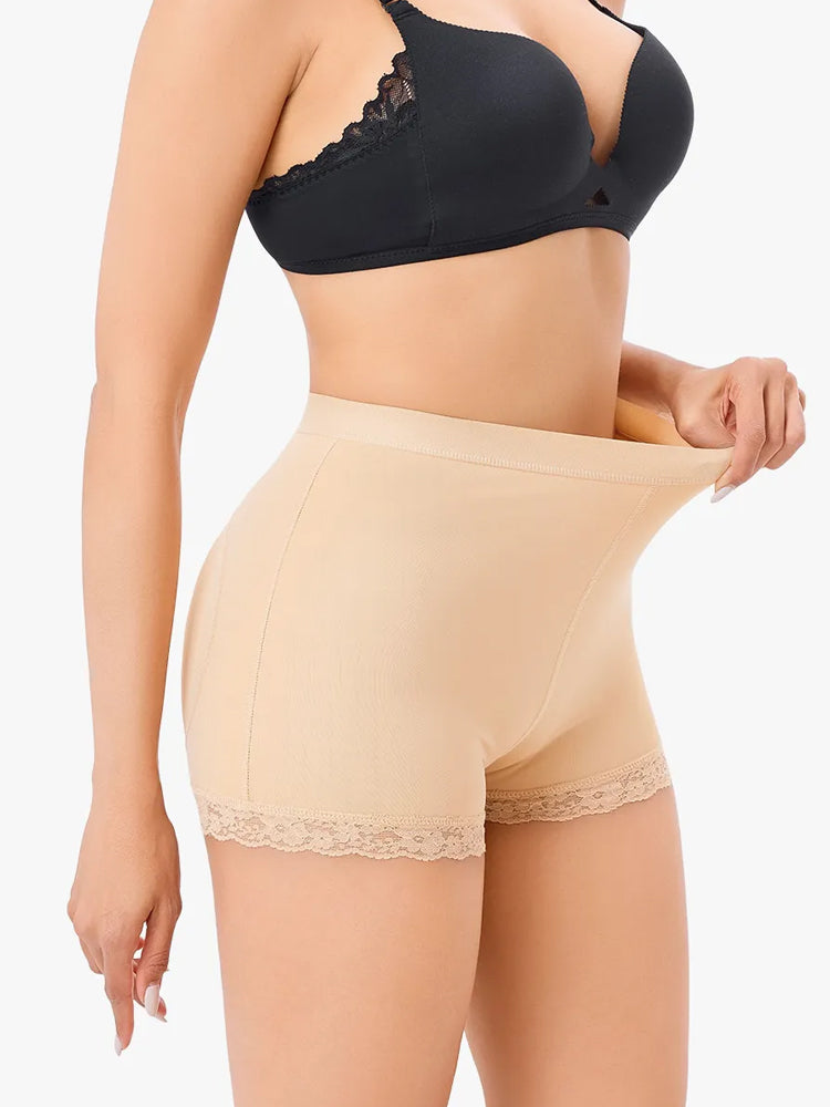 Plus Size Lace-Trimmed Sculpting Panty for Women
