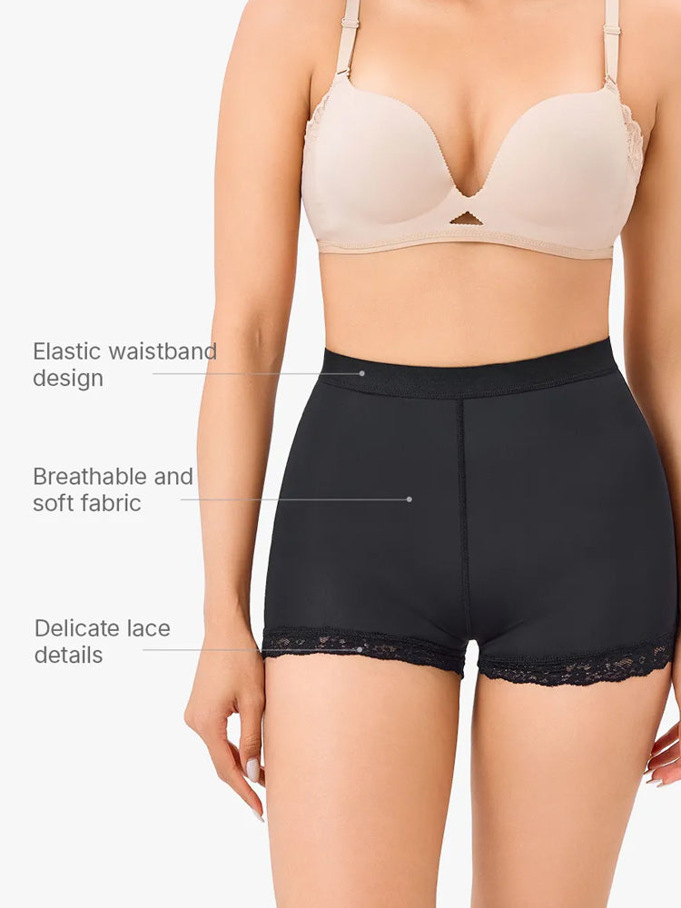 Plus Size Lace-Trimmed Sculpting Panty for Women