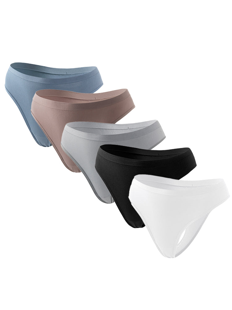 Sexy Solid Color Plus Size Sports T-back Briefs