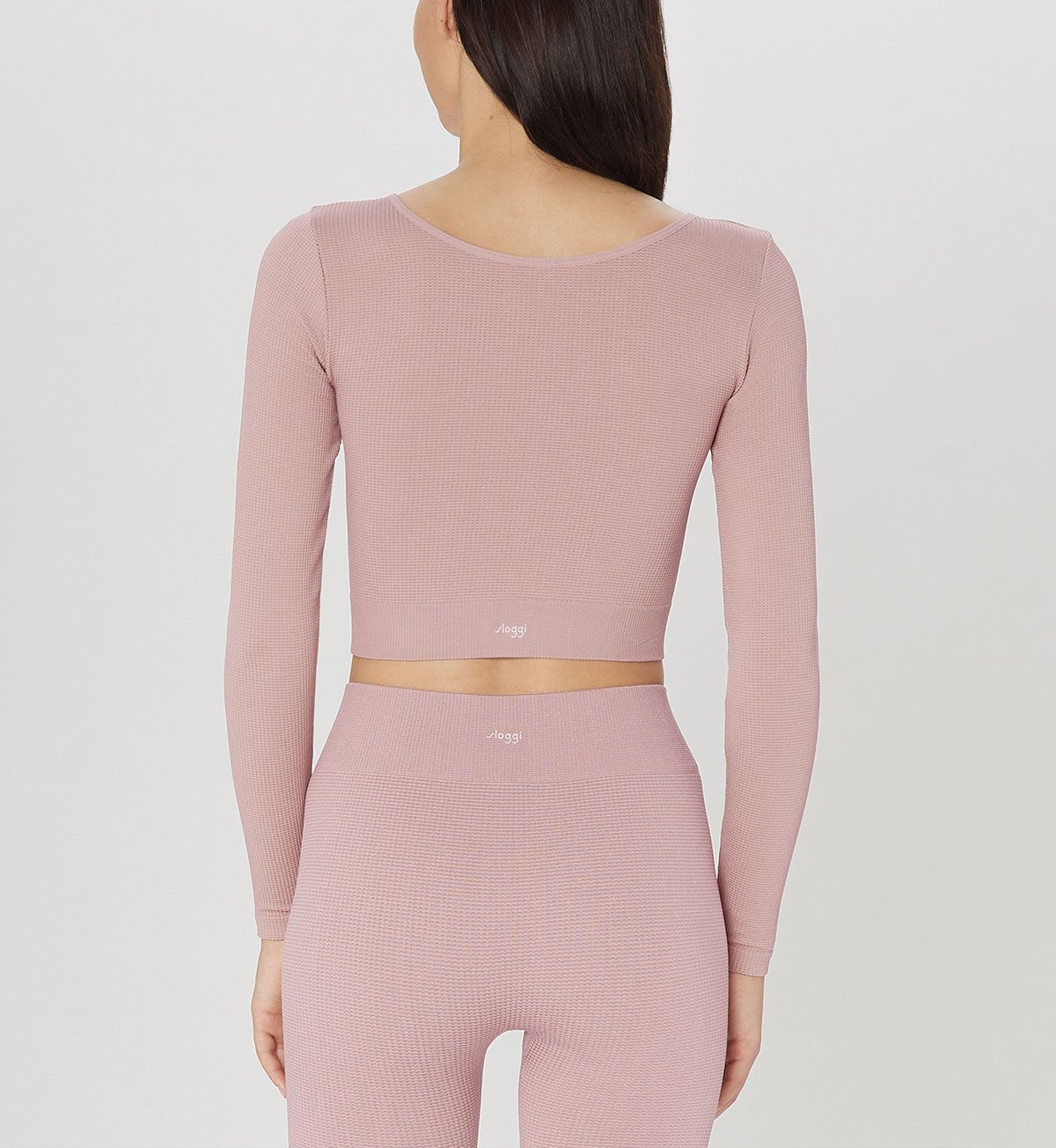SLOGGI EVER INFUSED ALOE CROP TOP LONG SLEEVE