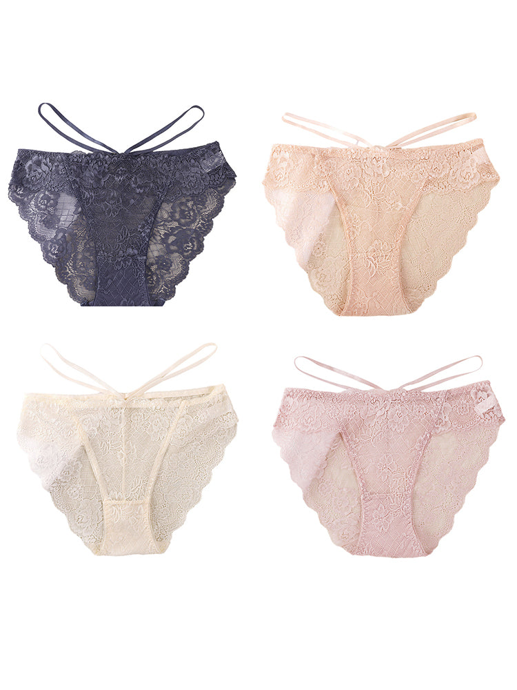 Sexy Lace Butterfly Strap Briefs&nbsp;