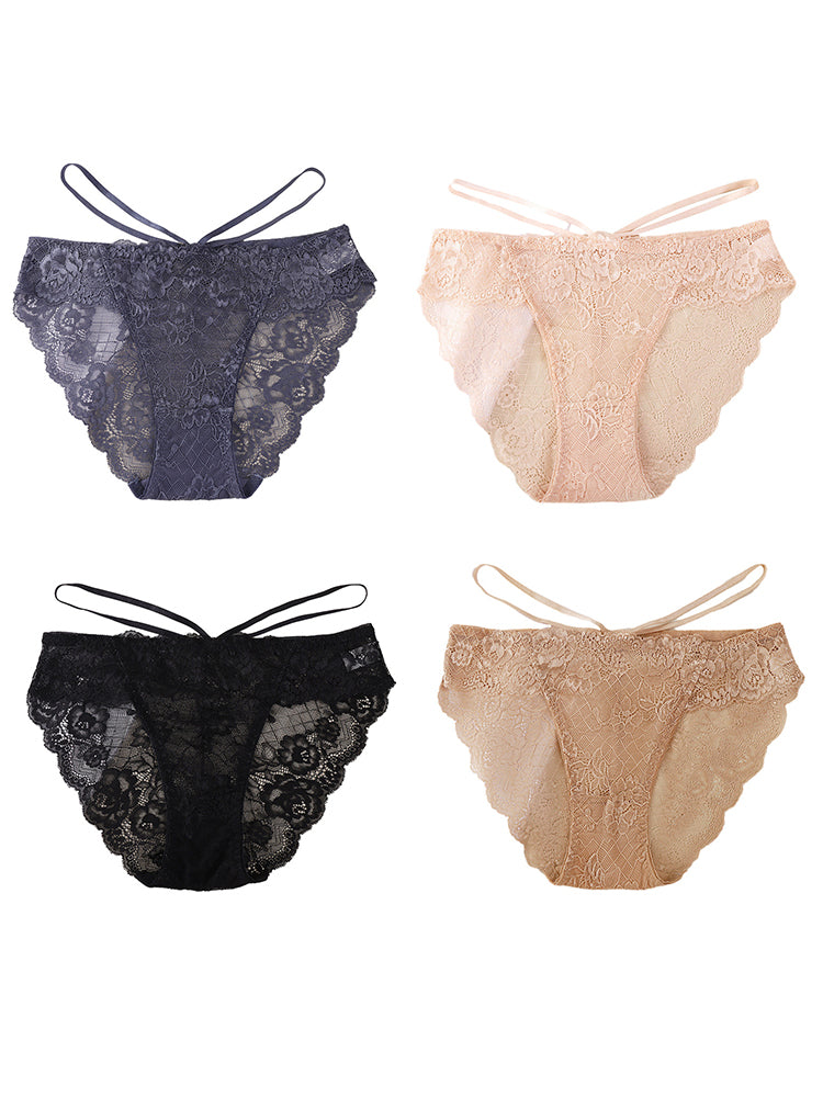Sexy Lace Butterfly Strap Briefs&nbsp;