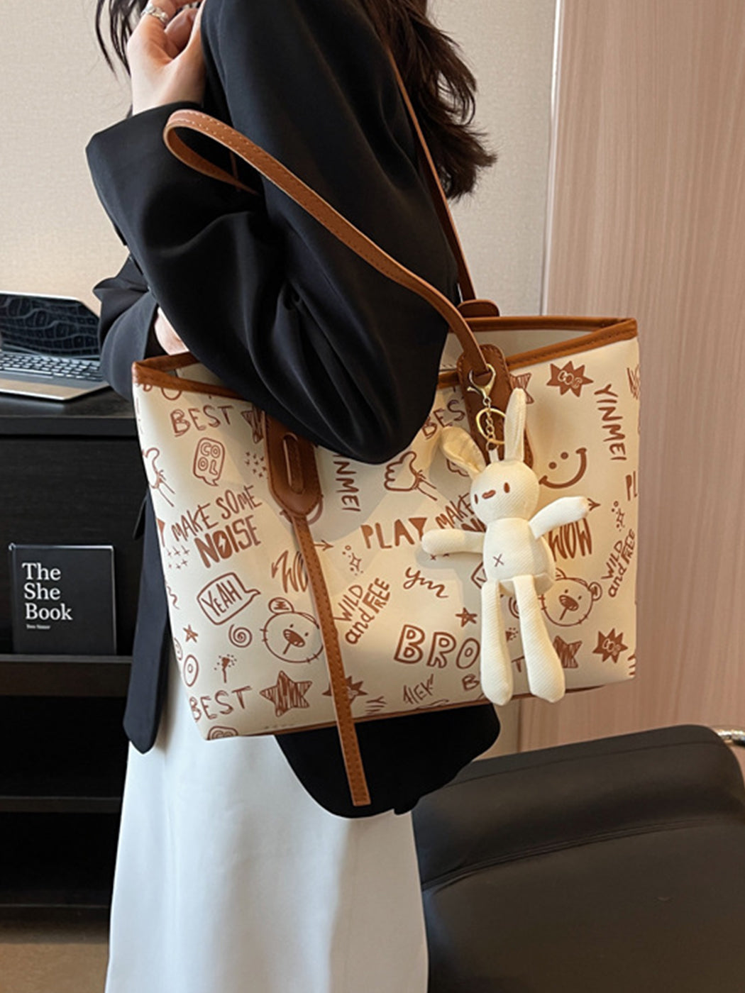 Playful Doodle Tote Bag