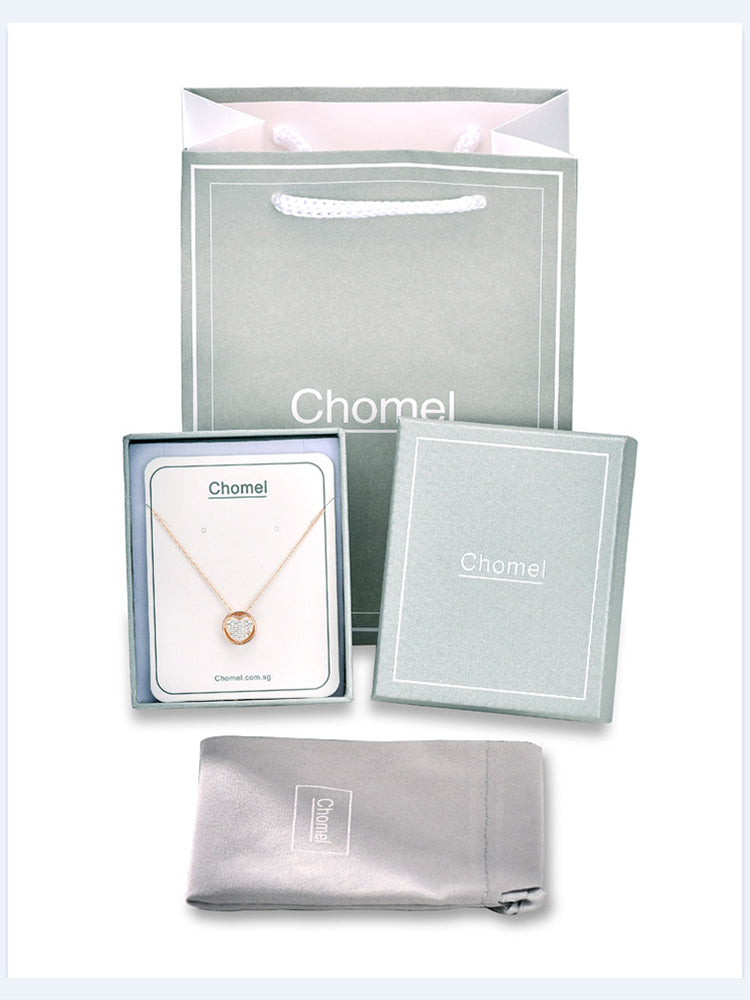 Classic Diamond Cube-Shaped Necklace