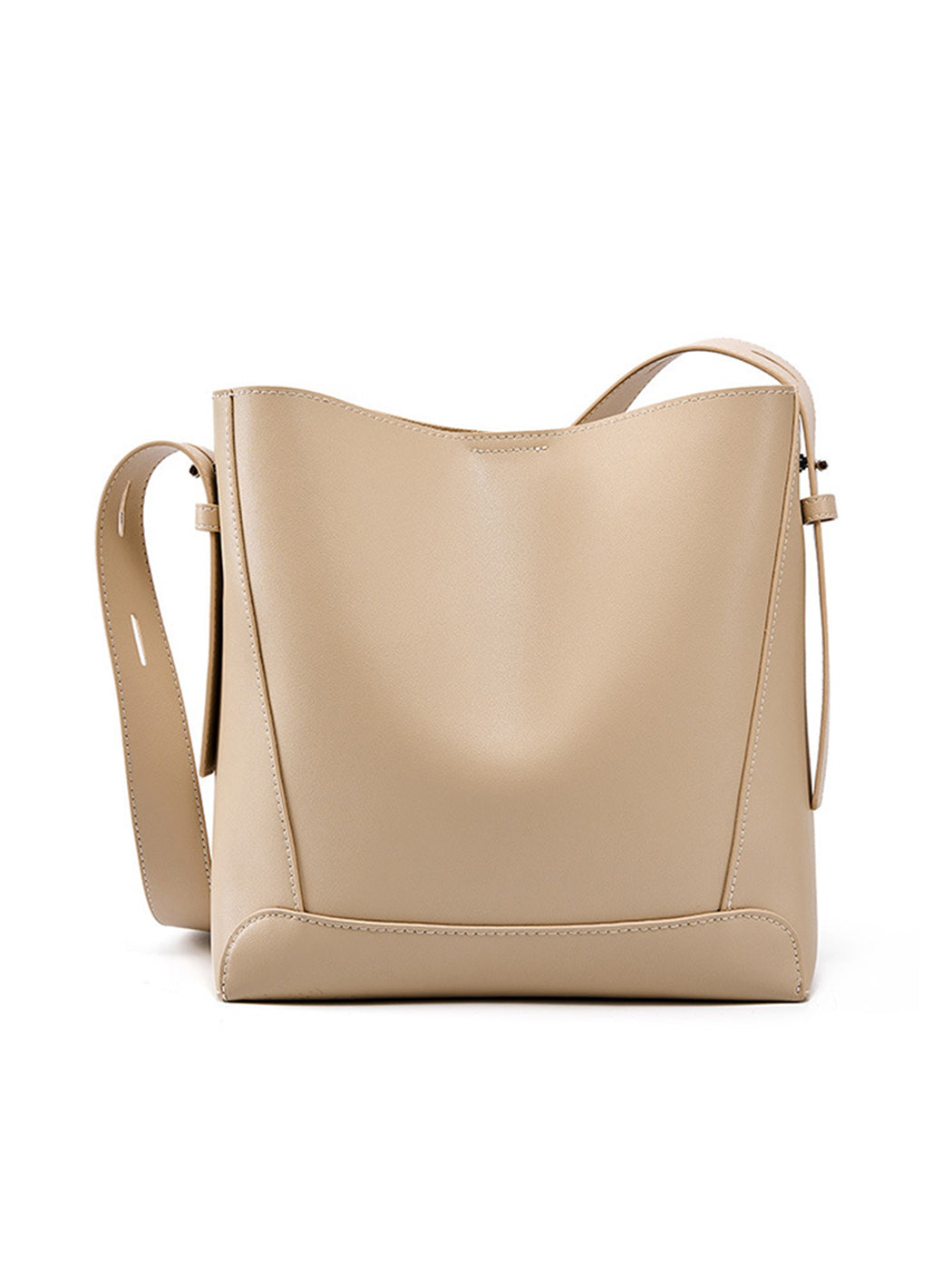 Women's Premium Genuine Leather Bucket Bag