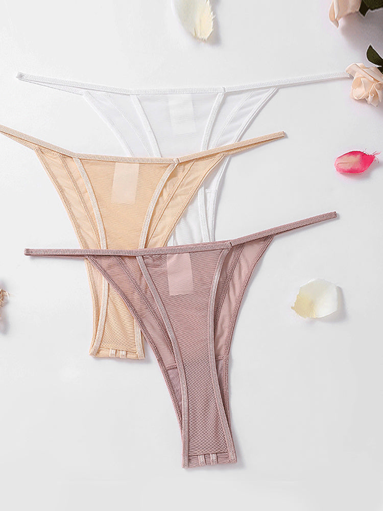 Sexy Ice Silk Ultra-Thin Seamless Thong