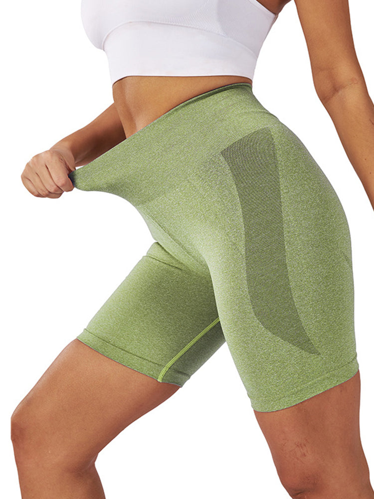 Women's High-Waisted Seamless Workout Shorts