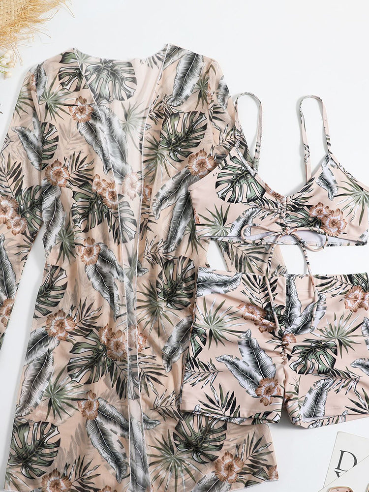 Women's Sexy 3-Piece European Swimwear Set