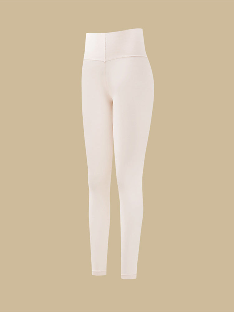 Seamless Black Warmth-Retaining Leggings