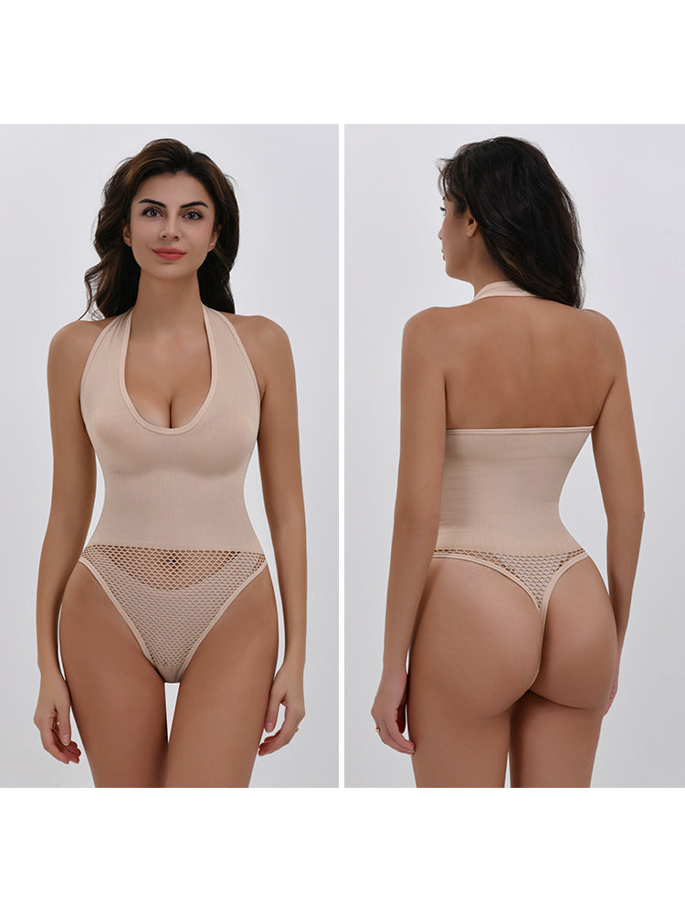 Plus Size Halter Neck Body Shaper for Women