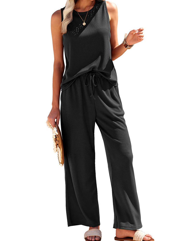 Soft Sleeveless Lounge Pajama Set for Women