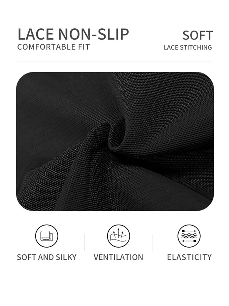 Lace Trim High-Waisted Sculpting Shorts
